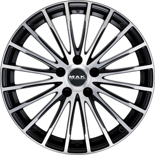 Колесный диск MAK FATALE 7.5xR17 5x112 ET43 DIA76 черный матовый с полированной лицевой частью