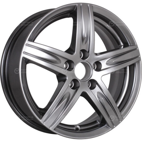 Колесный диск КиК Андорра-оригинал 7xR17 5x114.3 ET39 DIA60.1 темно-серебристый