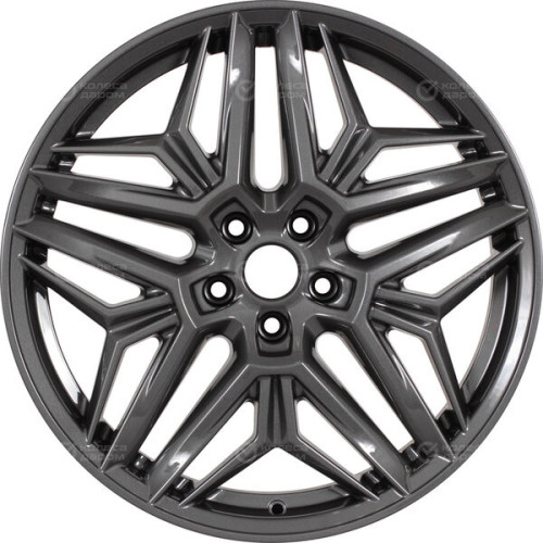 Колесный диск КиК Колумб 7xR19 5x108 ET47 DIA60.1 насыщенный темно-серый полностью полированный