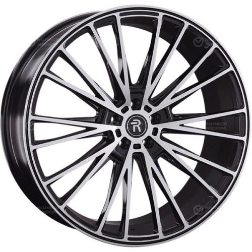 Колесный диск Replay LR78 9xR22 5x108 ET45 DIA63.3 черный глянцевый с полированной лицевой частью