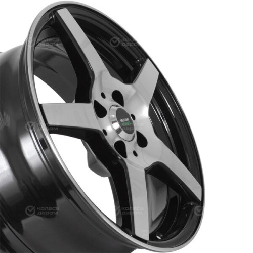 Колесный диск Megami AF07 6xR15 4x100 ET50 DIA60.1 черный полностью полированный