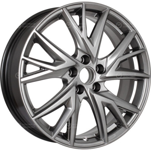 Колесный диск КиК Кайлас 6.5xR18 5x114.3 ET35 DIA67.1 темно-серебристый