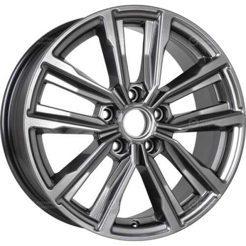 Колесный диск КиК Лацио 7.5xR17 5x114.3 ET40 DIA67.1 темно-серебристый