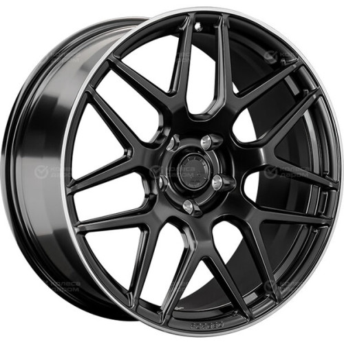 Колесный диск LS Forged LS FG43 10xR22 5x130 ET36 DIA84.1 матовый черный с полированным ободом
