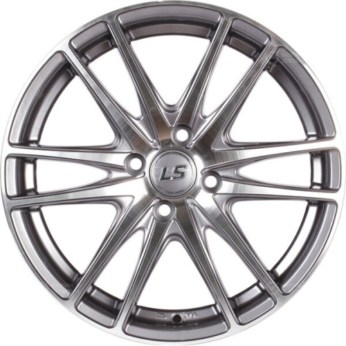 Колесный диск LS LS 362 6xR16 4x100 ET50 DIA60.1 насыщенный темно-серый полностью полированный