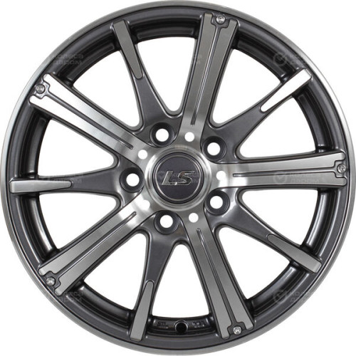 Колесный диск LS LS 209 6.5xR16 5x100 ET48 DIA56.1 насыщенный темно-серый полностью полированный