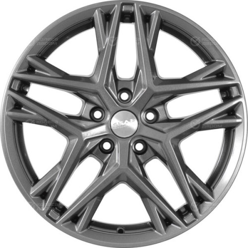 Колесный диск СКАД Челси 8xR18 5x114.3 ET47 DIA66.1 темно-серый цвет с перламутровыми оттенками