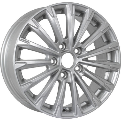 Колесный диск KDW KD1610 6.5xR16 5x114.3 ET50 DIA67.1 глянцевый серебристый