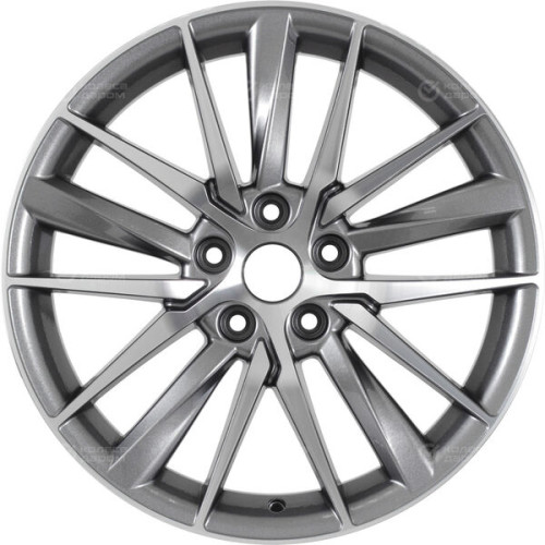 Колесный диск KHOMEN KHW1807 (Haval F7/F7x) 8xR18 5x114.3 ET40 DIA64.1 насыщенный темно-серый полностью полированный