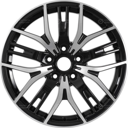 Колесный диск iFree Аскет 7xR17 5x112 ET40 DIA57.1 чёрный глянцевый с полированной лицевой частью
