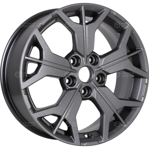 Колесный диск KHOMEN KHW1715 (ZV_17 RAV4) 7xR17 5x114.3 ET39 DIA60.1 насыщенный темно-серый