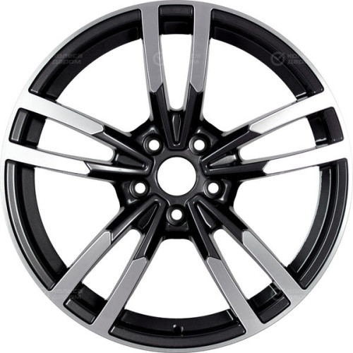 Колесный диск Replay CL20 8xR18 5x120 ET37 DIA67.1 черный глянцевый с полированной лицевой частью