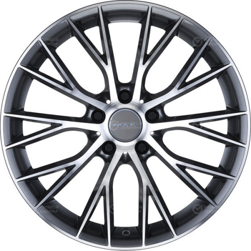 Колесный диск MAK MUNCHEN 9.5xR20 5x112 ET35 DIA76 серый с полированной лицевой частью