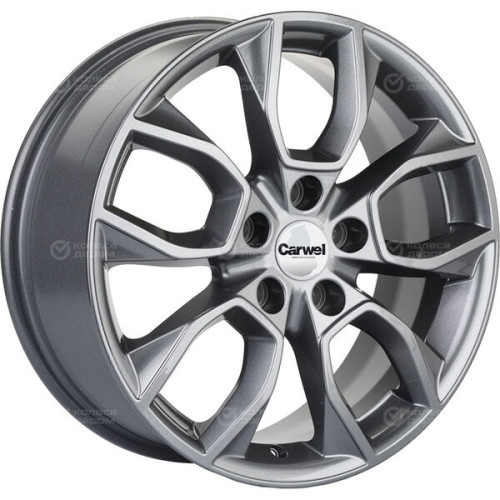 Колесный диск Carwel Ханга 1742 7xR17 5x114.3 ET48.5 DIA67.1 серый