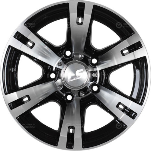 Колесный диск LS LS 182 8xR17 6x139.7 ET38 DIA100.1 черный полностью полированный