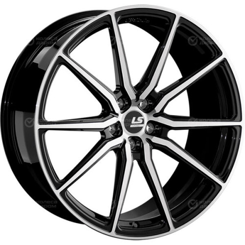 Колесный диск LS Forged FG01 10xR21 5x112 ET52 DIA66.6 черный глянцевый с полированной лицевой частью