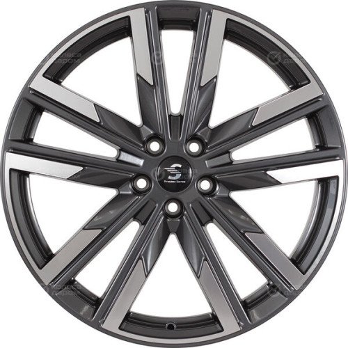 Колесный диск СКАД Premium Series КР014 (20_Audi Q5) 8xR20 5x112 ET39 DIA66.6 (уценка) глянцевый черный полностью полированный