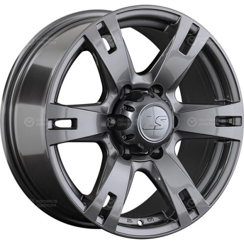 Колесный диск LS LS 182 8xR17 6x139.7 ET25 DIA100.1 насыщенный темно-серый