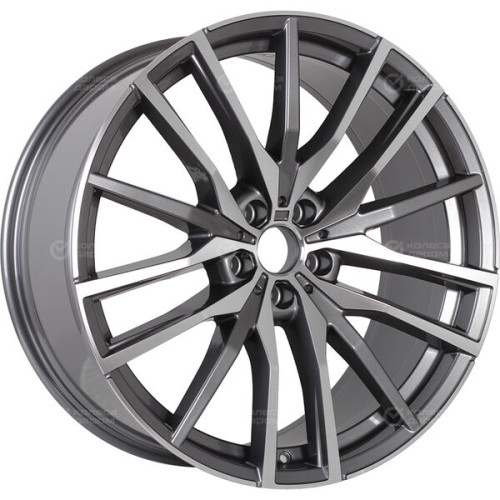 Колесный диск Replay B253 10.5xR22 5x112 ET43 DIA66.6 насыщенный темно-серый полностью полированный