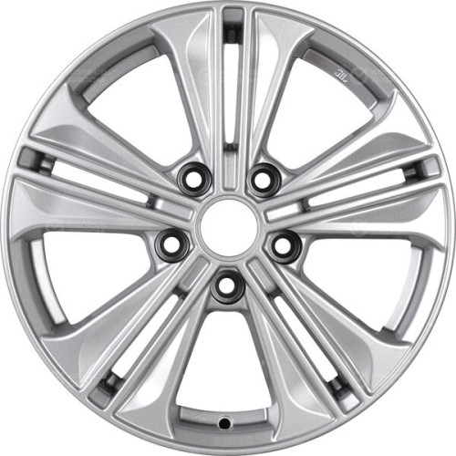 Колесный диск Carwel Исток 106 6xR16 5x114.3 ET43 DIA67.1 серебристый металлик