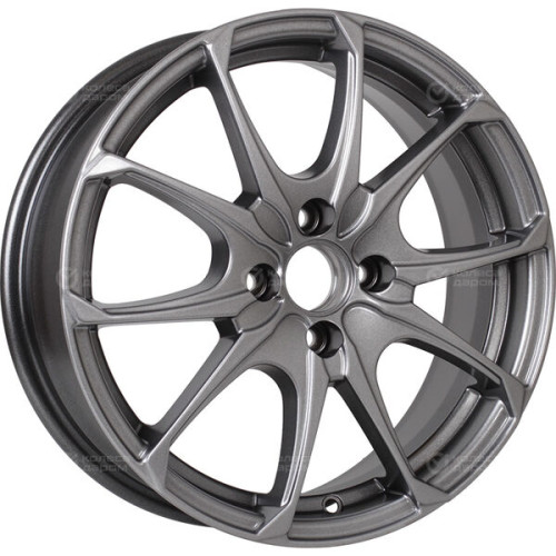 Колесный диск iFree Такеши 6xR16 5x100 ET35 DIA67.1 насыщенный тёмно-серебристый