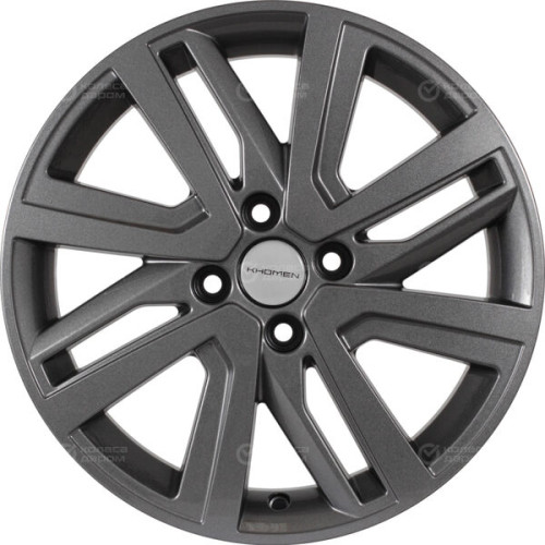 Колесный диск KHOMEN KHW1609 (16_Xray) 6xR16 4x100 ET41 DIA60.1 насыщенный темно-серый