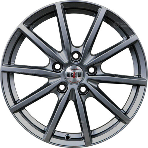 Колесный диск Alcasta M61 7xR17 5x114.3 ET45 DIA54.1 темно-серый цвет с перламутровыми оттенками