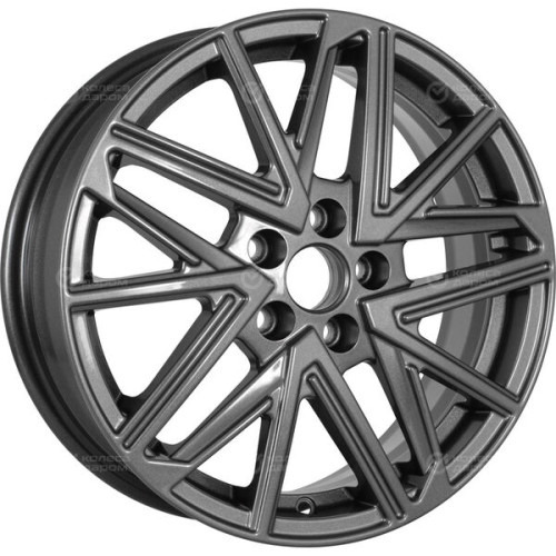 Колесный диск Carwel Галилео 6xR16 5x114.3 ET48 DIA67.1 серый матовый