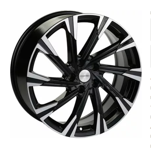Легковой диск Khomen Wheels KHW1901 7,5x19 5x114,3 ET50,5 67,1 Black-FP