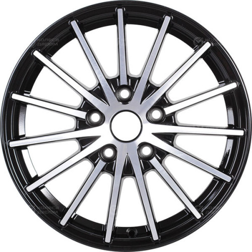 Колесный диск Alcasta M60 6.5xR16 5x114.3 ET45 DIA60.1 черный полностью полированный