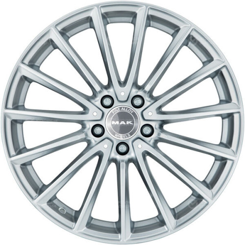 Колесный диск MAK Komet 8xR19 5x112 ET43 DIA66.6 серебристый