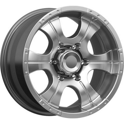 Легковой диск КиК Байконур Джип-рейд 8x16 5x139,7 ET-15 110,1 Дарк платинум