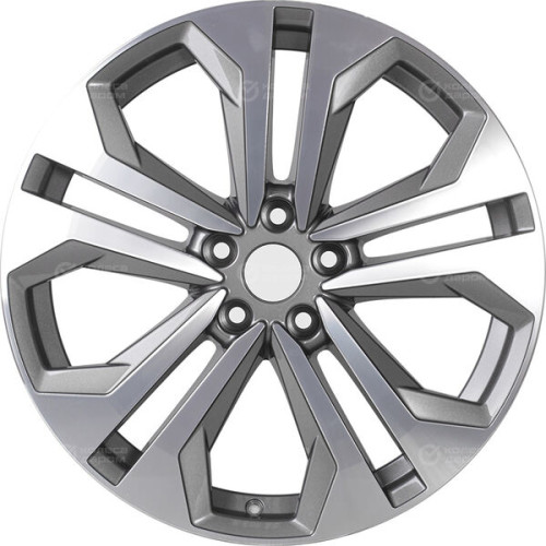 Колесный диск Replay B247 9xR20 5x112 ET35 DIA66.6 глянцевый темно-серый с полированной лицевой частью