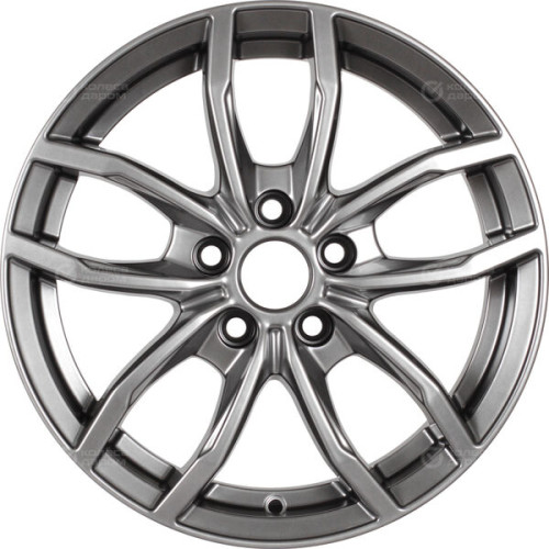 Колесный диск КиК Фрост 6.5xR15 5x114.3 ET46 DIA67.1 темно-серебристый