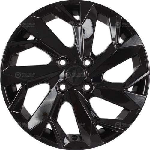 Колесный диск Carwel Ильмень 1508 6xR15 4x100 ET40 DIA60.1 чёрный