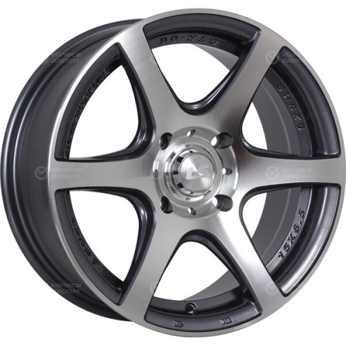 Колесный диск LS LS 328 7.5xR17 5x114.3 ET40 DIA67.1 насыщенный темно-серый полностью полированный