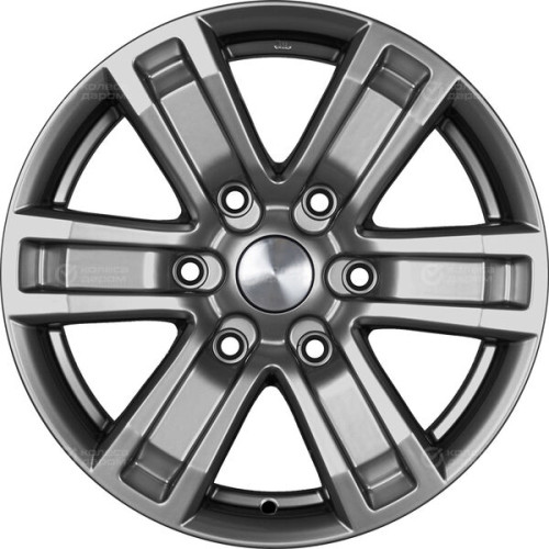 Колесный диск КиК R-7 Рольф 7.5xR17 6x139.7 ET43 DIA108.1 темно-серебристый