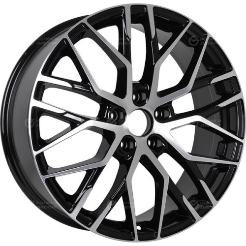 Колесный диск RST R077 6.5xR17 5x114.3 ET40 DIA64.1 глянцевый черный с полированной лицевой частью