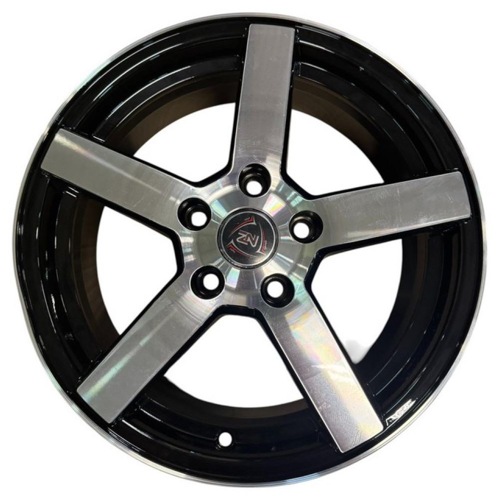 Легковой диск NZ R-02 6,5x16 5x112 ET46 57,1 BKF (уценка: замятие обода, 1 шт.)