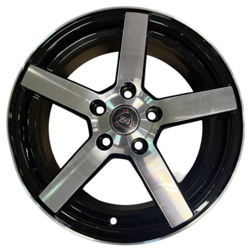 Легковой диск NZ R-02 6,5x16 5x112 ET46 57,1 BKF (уценка: замятие обода, 1 шт.)