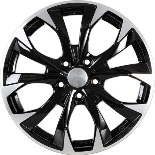 Колесный диск iFree Original КС740 (ZV 17_Jetta/Golf) 7xR17 5x112 ET54 DIA57.1 черный глянцевый с полированными элементами лицевой поверхности