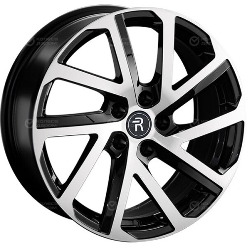 Колесный диск Replay CHR68 8xR18 5x108 ET33 DIA60.1 черный глянцевый с полированной лицевой частью