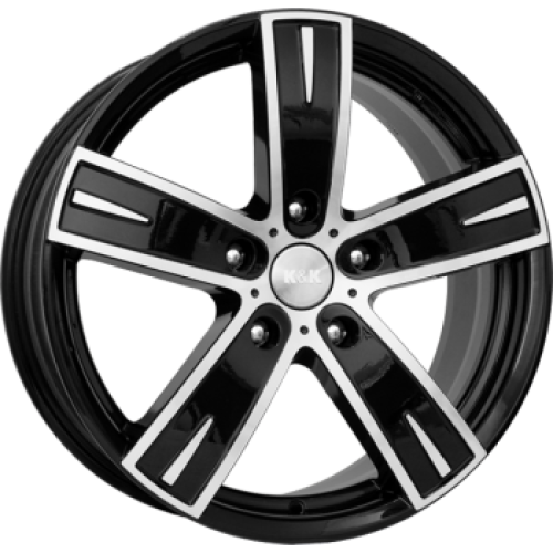 Легковой диск КиК Онегин 8x18 5x112 ET50 66,6 Алмаз черный