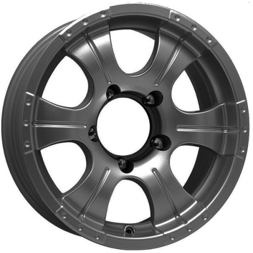 Легковой диск КиК Байконур 8x16 5x139,7 ET20 110,1 Дарк платинум (уценка: имеется дефект)