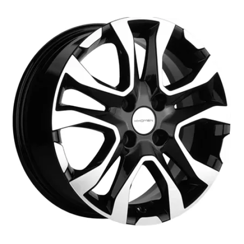 Легковой диск Khomen Wheels KHW1503 6x15 4x100 ET46 54,1 Black-FP