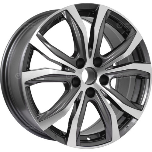 Колесный диск Replay LX108 8xR18 5x114.3 ET30 DIA60.1 насыщенный темно-серый полностью полированный