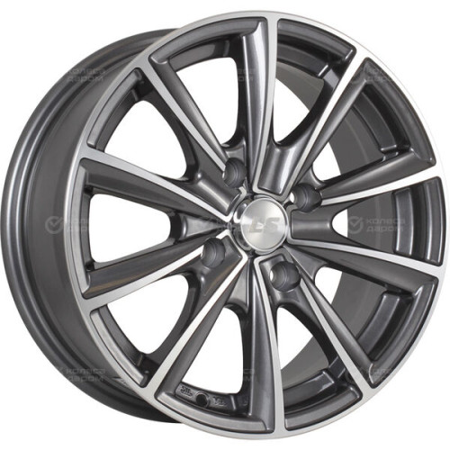 Колесный диск LS LS 232 7.5xR17 5x114.3 ET40 DIA73.1 насыщенный темно-серый полностью полированный