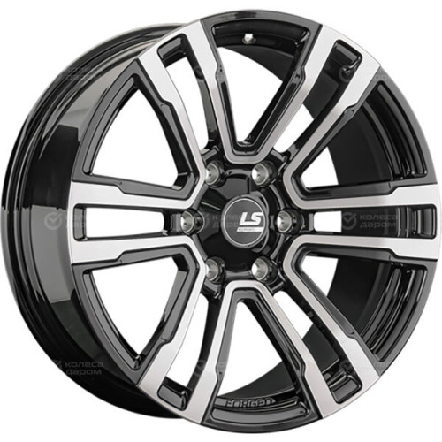 Колесный диск LS Forged LS FG11 8.5xR19 6x139.7 ET20 DIA106.1 черный полностью полированный