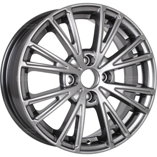 Колесный диск КиК Меандр 6xR16 4x100 ET45 DIA67.1 темно-серебристый