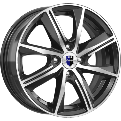 Легковой диск КиК Арнар 7x17 5x114,3 ET50 67,1 Алмаз черный